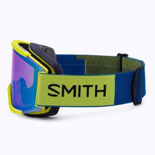 Skibrille Smith Squad neon yellow/chromapop everyday green mirror M668