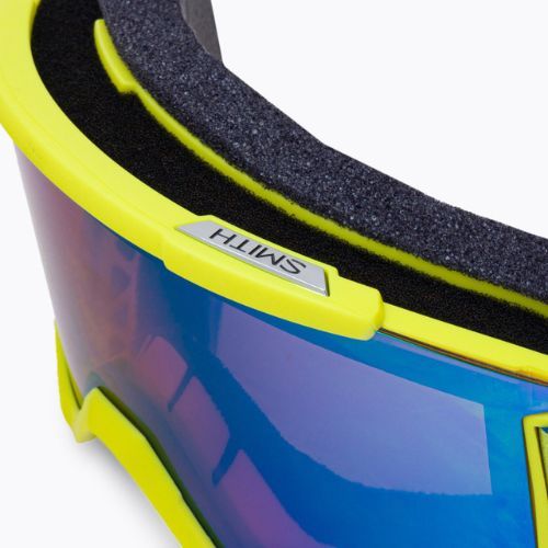 Skibrille Smith Squad neon yellow/chromapop everyday green mirror M668