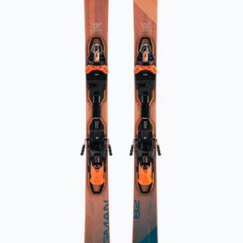 Narty zjazdowe Elan Wingman 82 CTI Fusion + EMX 12 orange-blau ABBHBT21