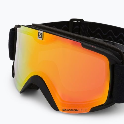 Skibrille Salomon Xview Photo black/aw red L48441