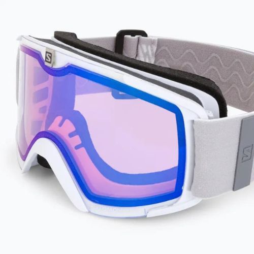 Skibrille Salomon Xview Photo white/aw blue L48442