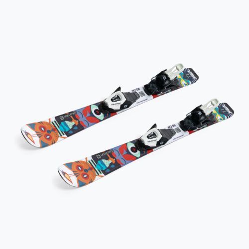 Ski Kinder Salomon T1 XS + C5 bunt L48911
