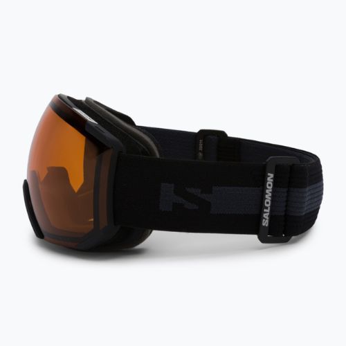 Skibrille Salomon Radium black/sigma apricot L4752