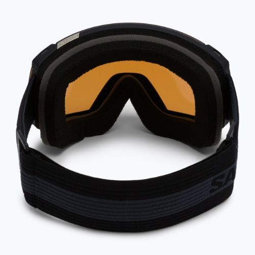 Skibrille Salomon Radium black/sigma apricot L4752