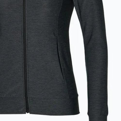 Tennisjacke Damen Mizuno Training schwarz 62GC12139