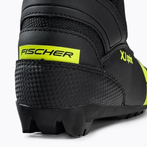 Kinder Langlauf-Skischuhe Fischer XJ Sprint schwarz-gelb S4821,31