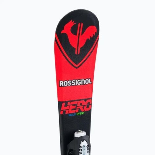 Kinder-Abfahrtsski Rossignol Hero Pro + Team 4 GW Black Bulk red