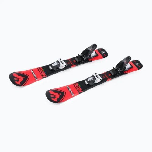 Kinder-Abfahrtsski Rossignol Hero Pro + Team 4 GW Black Bulk red