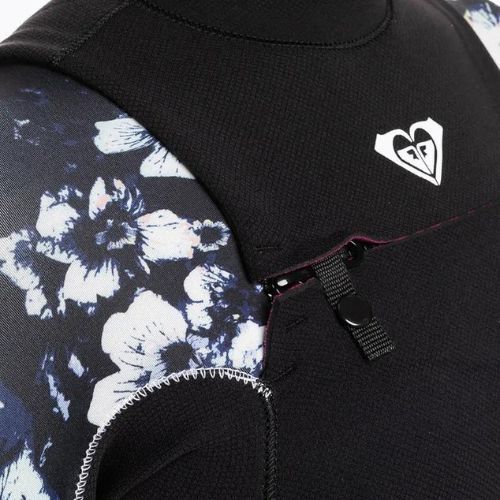 Neoprenanzug für Frauen ROXY 4/3 Elite XT St Printed FZ GBS 2021 true black/black flowers