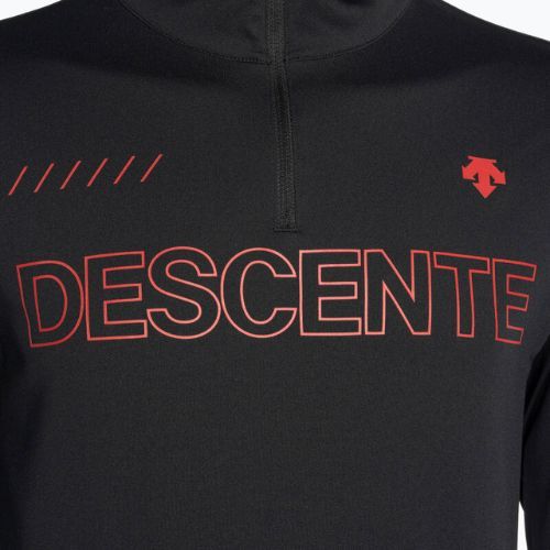 Herren-Ski-Sweatshirt Descente Descente 1/4 Zip 93 schwarz DWMUGB28