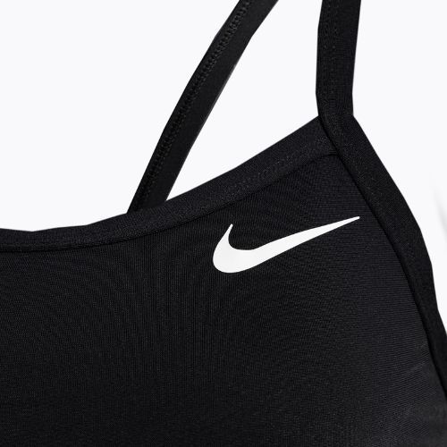 Damen-Badeanzug Nike Multiple Print Racerback Splice One jet schwarz NESSC051-006