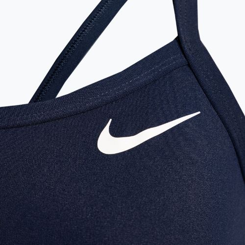 Damen Badeanzug einteilig Nike Multiple Print Racerback Splice One navy blau NESSC051-440