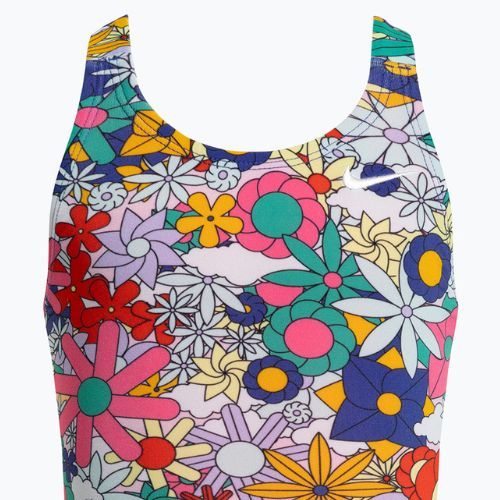 Einteiliger Badeanzug Kinder Nike Multiple Print Fastback Lapis NESSC76