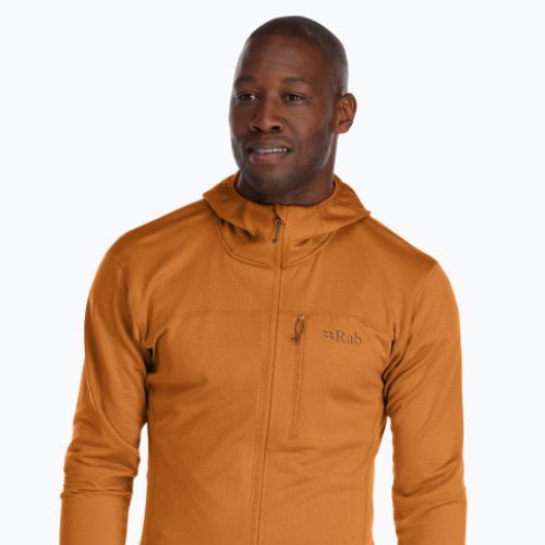 Herren-Trekkingjacke Rab Ascendor Hoody orange QFF-42