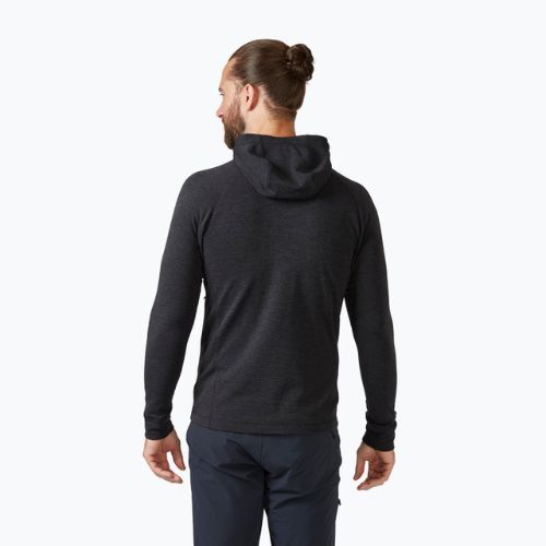 Herren trekking Sweatshirt Rab Nexus Hoody schwarz QFF-7