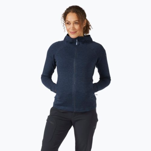 Damen-Trekkingjacke Rab Nexus Hoody navy blau QFF-71