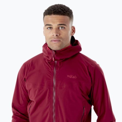 Rab Kinetic 2.0 Herren Regenjacke rot QWG-74