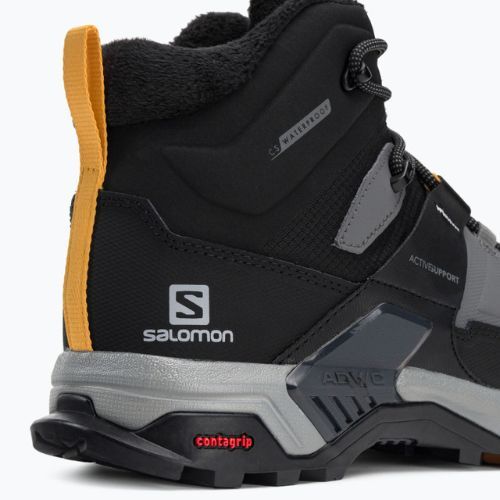 Trekkingschuhe Herren Salomon X Ultra 4 MID Winter TS CSWP grau-schwarz L413552