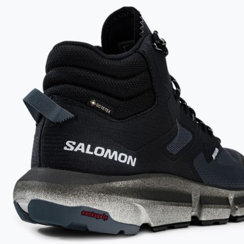 Trekkingschuhe Herren Salomon Predict Hike Mid GTX schwarz L41469