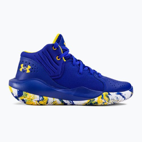 Basketballschuhe Herren Under Armour GS Jet '21 4 blau-weiß 324794-4