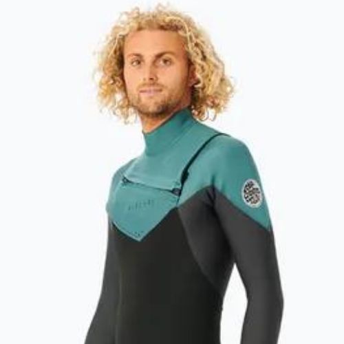 Neoprenanzug Herren Rip Curl D/Patrol Perf C/Zip 4/3 mm GB M 888 schwarz-grün 15NMFS