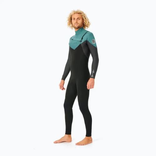 Neoprenanzug Herren Rip Curl D/Patrol Perf C/Zip 4/3 mm GB M 888 schwarz-grün 15NMFS