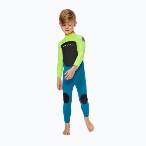 Neoprenanzug Kinder Rip Curl Groms Omega 3/2GB B/Zip 1599 grün-blau 118BFS