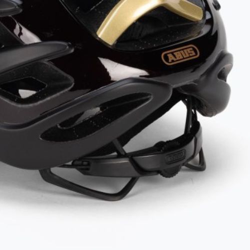 ABUS AirBreaker Fahrradhelm schwarz/gold 86830