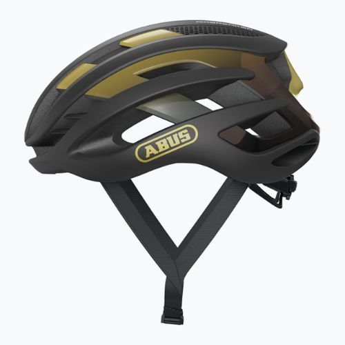 ABUS AirBreaker Fahrradhelm schwarz/gold 86830