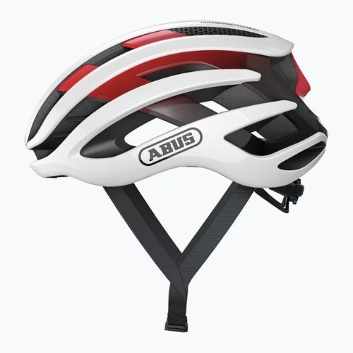ABUS AirBreaker Fahrradhelm weiß und rot 86836