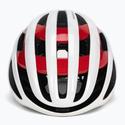 ABUS AirBreaker Fahrradhelm weiß und rot 86836