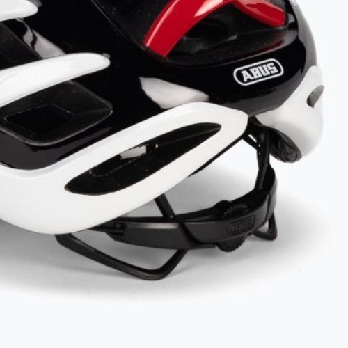ABUS AirBreaker Fahrradhelm weiß und rot 86836