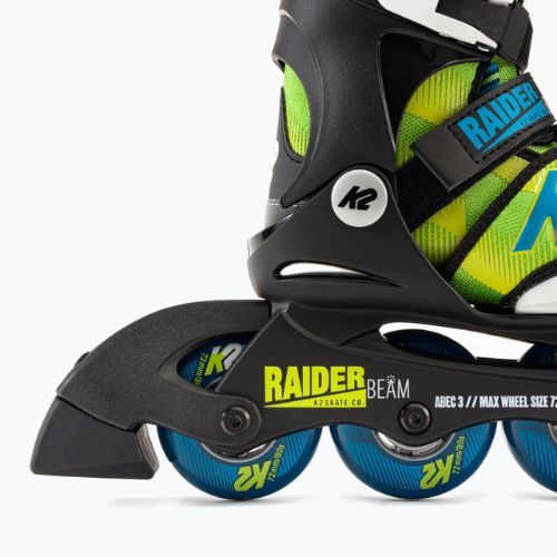 Inline-Skates Kinder K2 Raider Beam grün-blau 3H41/11