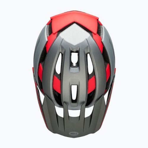 Bell Fahrradhelm FF Super Air R Mips Spherical grau-rot BEL-7138148