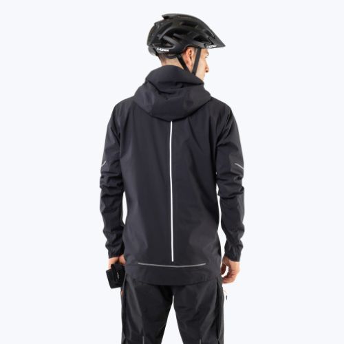 Fahrradjacke Herren DYNAFIT Ride 3L schwarz 8-7132