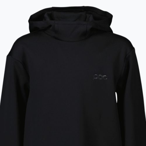 Kinder-Radsport-Sweatshirt POC Essential MTB Hoodie uranium black