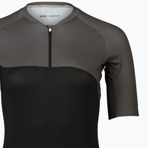 Fahrradtrikot für Frauen POC Essential Road Print uranium black/sylvanite grey