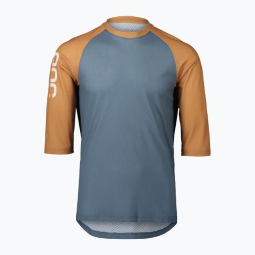 Fahrradtrikot für Männer POC MTB Pure 3/4 calcite blue/aragonite brown