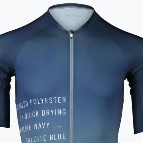 Fahrradtrikot für Männer POC Pristine Print gradient turmaline navy