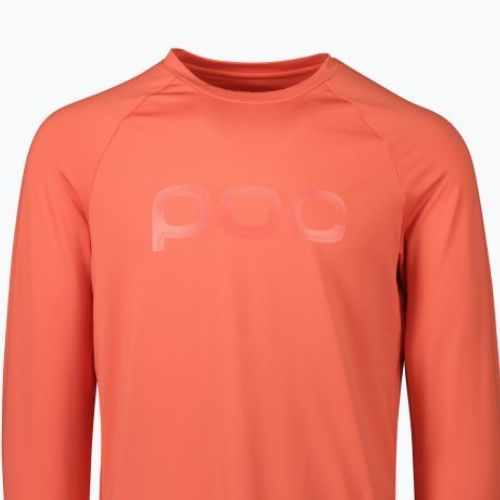 Herren-Radsport-Langarmhemd POC Reform Enduro Jersey ammolite coral