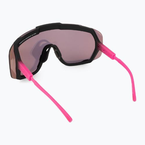 Fahrradbrille POC Devour fluo pink/uranium black translucent/clarity road gold