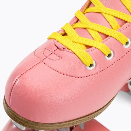 Rollschuhe IMPALA Quad Skate rosa-gelb