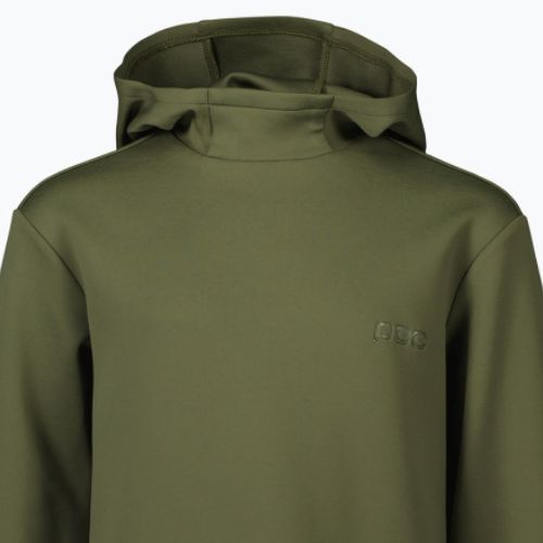 Kinder-Radsport-Sweatshirt POC Essential MTB Hoodie epidote green