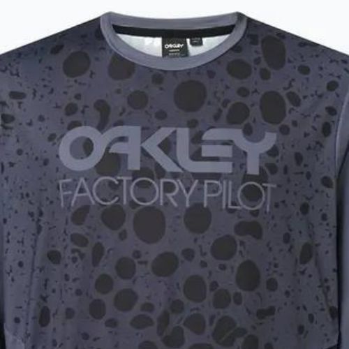 Radtrikot Herren Oakley Maven Rc LS grau-schwarz FOA4443