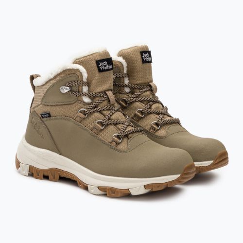 Trekkingschuhe Damen Jack Wolfskin Everquest Texapore Mid beige 453581_5227