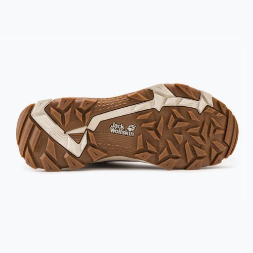 Trekkingschuhe Damen Jack Wolfskin Everquest Texapore Mid beige 453581_5227