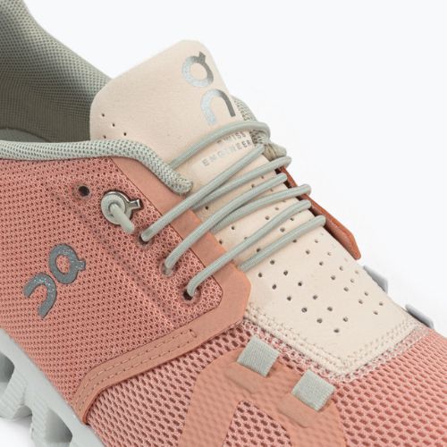 Damen Laufschuhe On Cloud 5 rosa 5998556