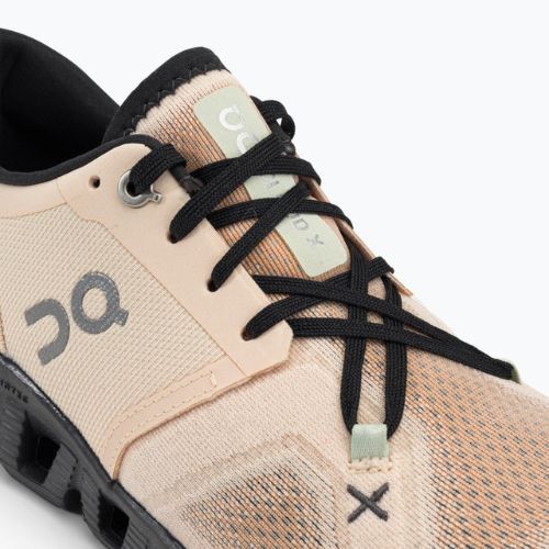 Damen Laufschuhe On Cloud X 3 beige 6098694