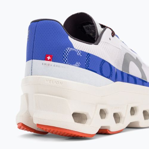 Damen Laufschuhe On Cloudmonster weiß und blau 6198648