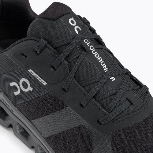 Herren On Cloudrunner Wasserdichte Laufschuhe schwarz 5298639